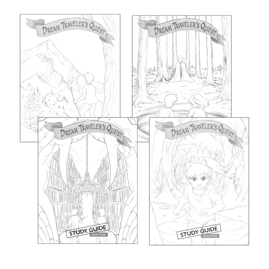The Dream Traveler's Quest Printable Workbooks (Ages 7-12)