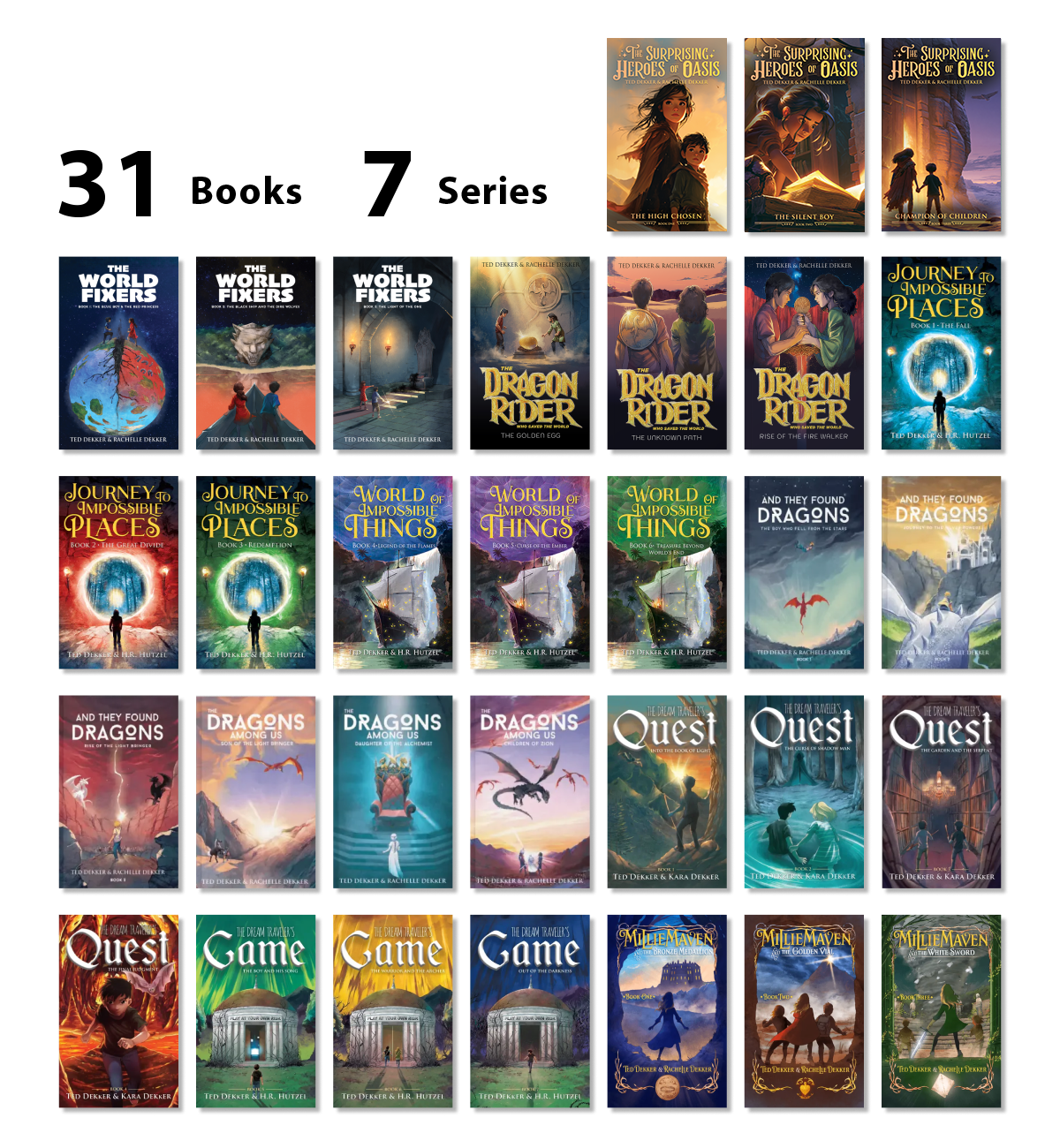 The Surprising Heroes of Oasis (3 Book Bundle)