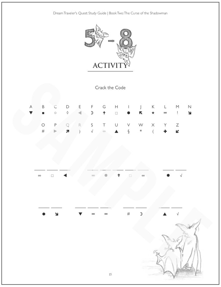 The Dream Traveler's Quest Printable Workbooks (Ages 7-12)